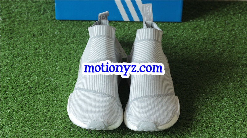 Real Boost Adidas NMD City Sock Primeknit Light Grey